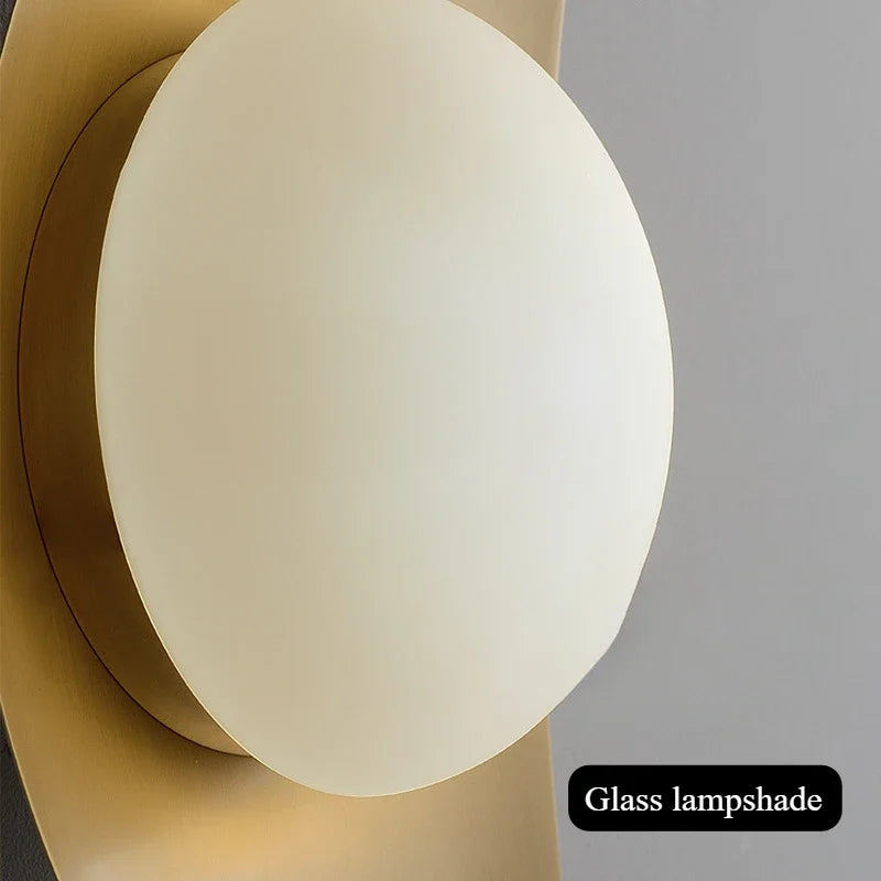 Nordic Gold Ingot Wall Lamp