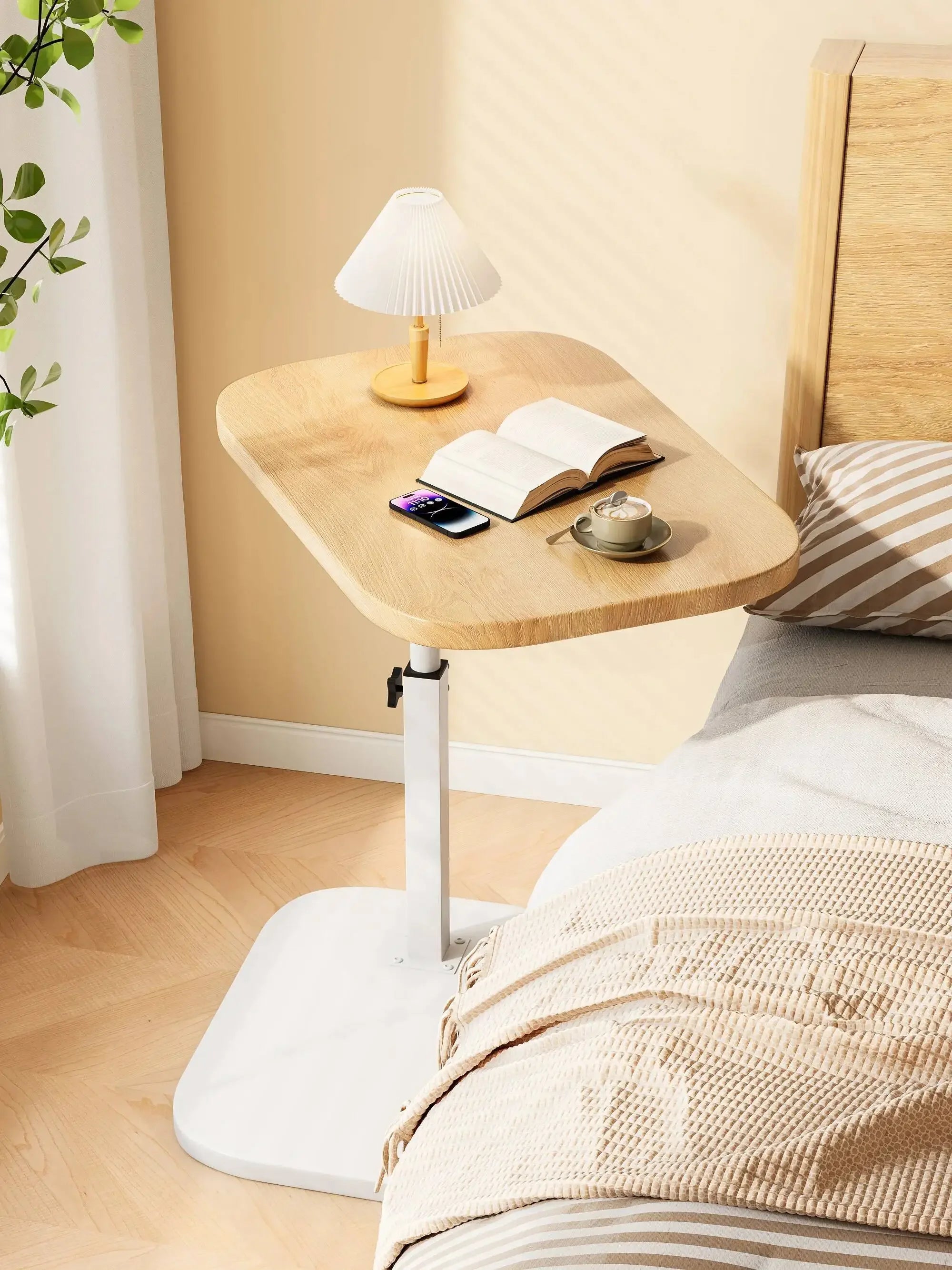 Mesa de apoio dobrável e ajustável portátil/mesa para portátil, para escritório em casa, mesa de centro, mesa de cabeceira, mesa de sofá, área de receção do escritório, mesa para mães