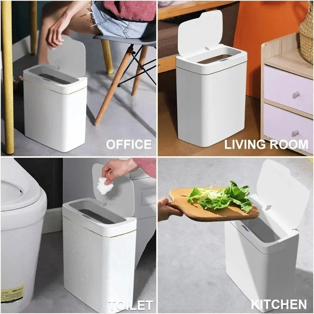 Smart Touchless Automatic Trash Can (15L)