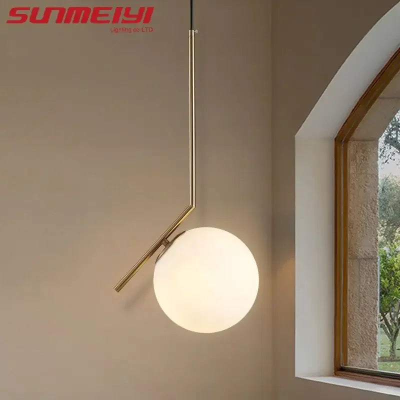 Nordic Gold Minimalist Pendant Light