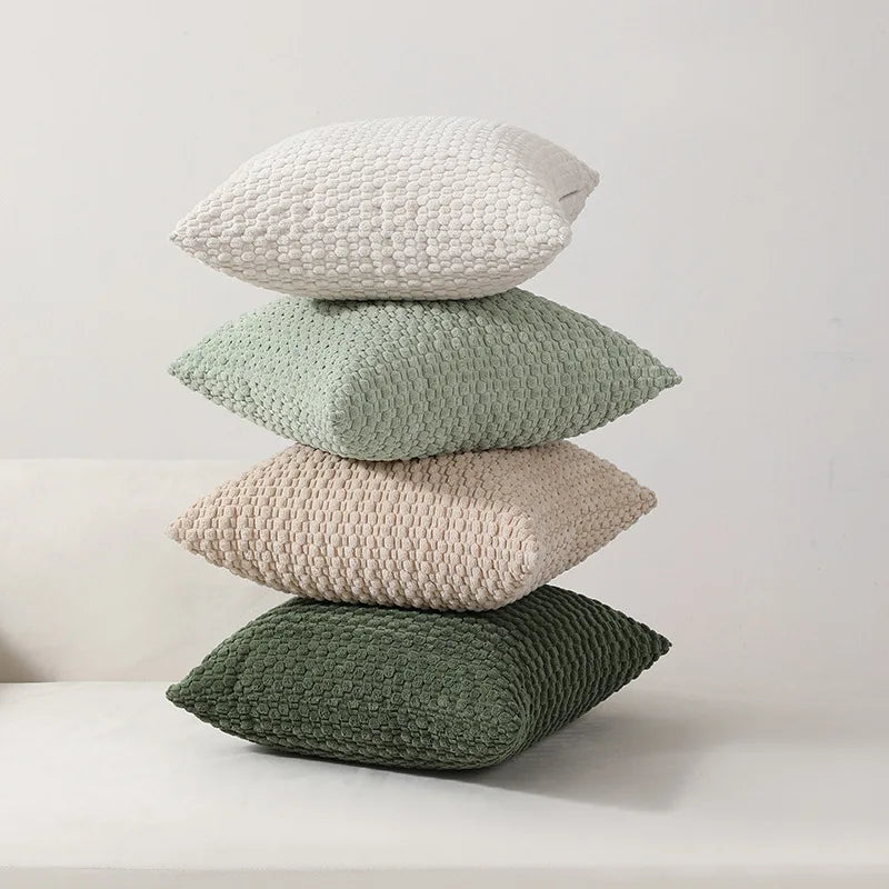 4-Piece Luxury Velvet Double-Sided Cushion Cover Set