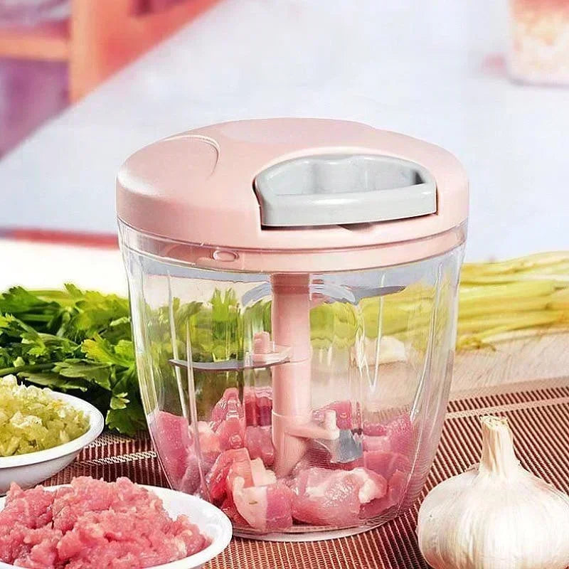 Amassador de alho manual multifuncional para cozinha, triturador de alimentos e legumes, cortador de carne, utensílio de cozinha.