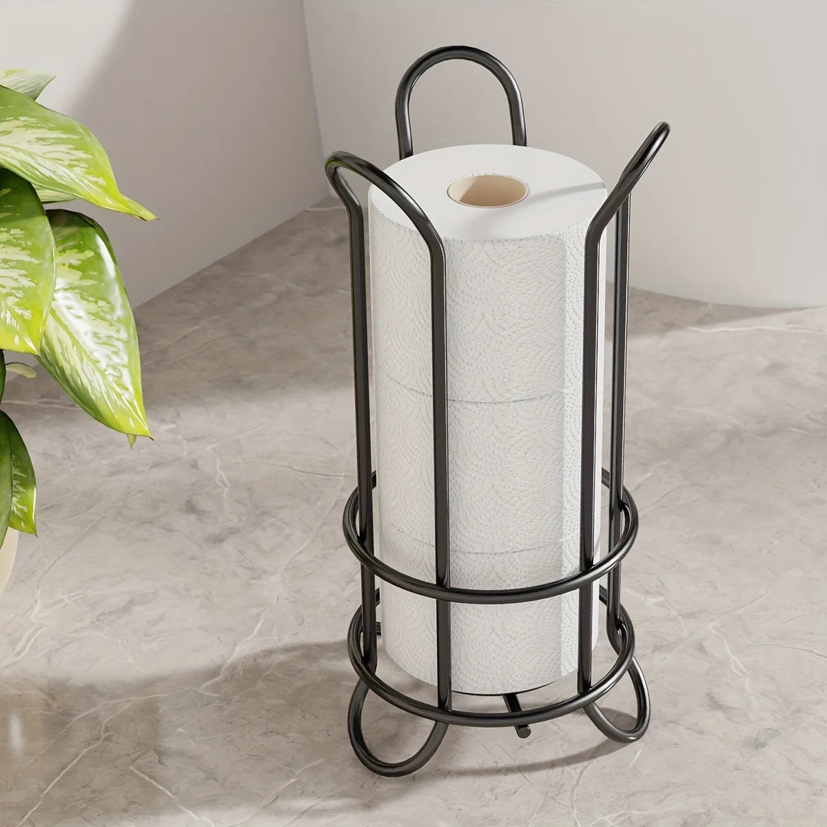 Suporte para toalhetes de papel de casa de banho, suporte para toalhetes de papel doméstico em ferro, suporte para toalhetes de cozinha, limpeza prática, multifuncional e simples.