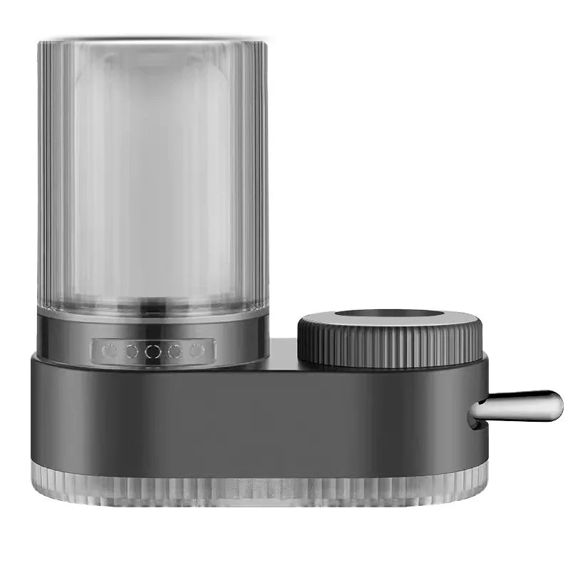 Purificador de água para torneira de cozinha doméstica com sistema de filtragem física. Tipo de purificador de água para torneira, com elemento filtrante cerâmico lavável.