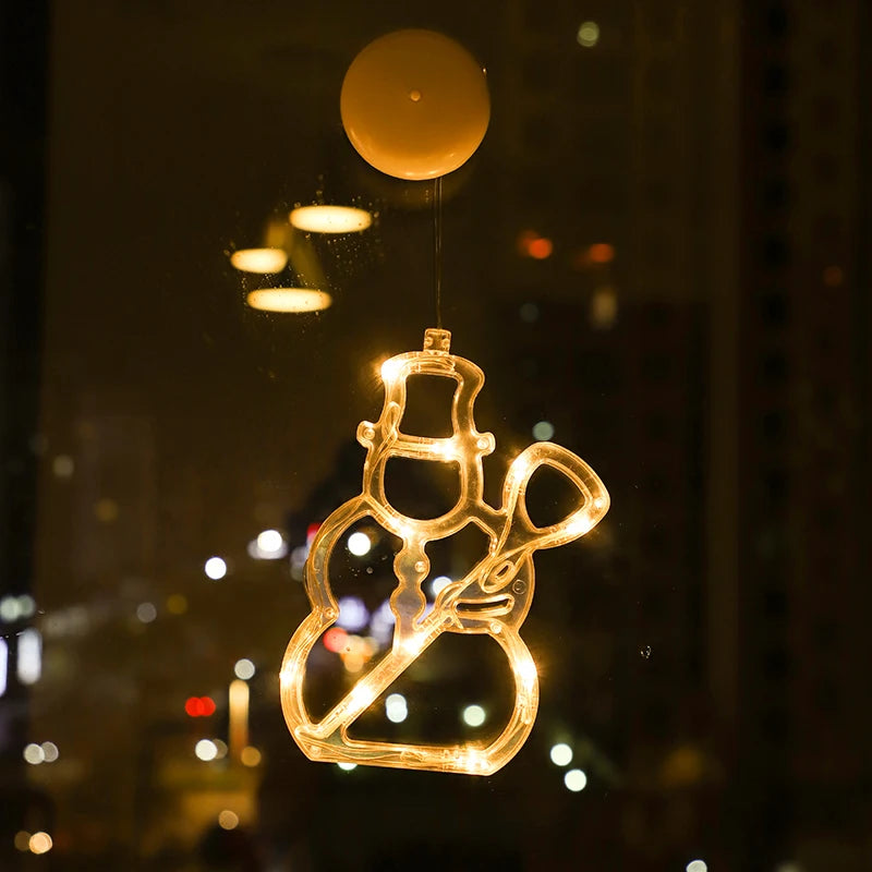 Hanging LED Christmas Window Ornaments