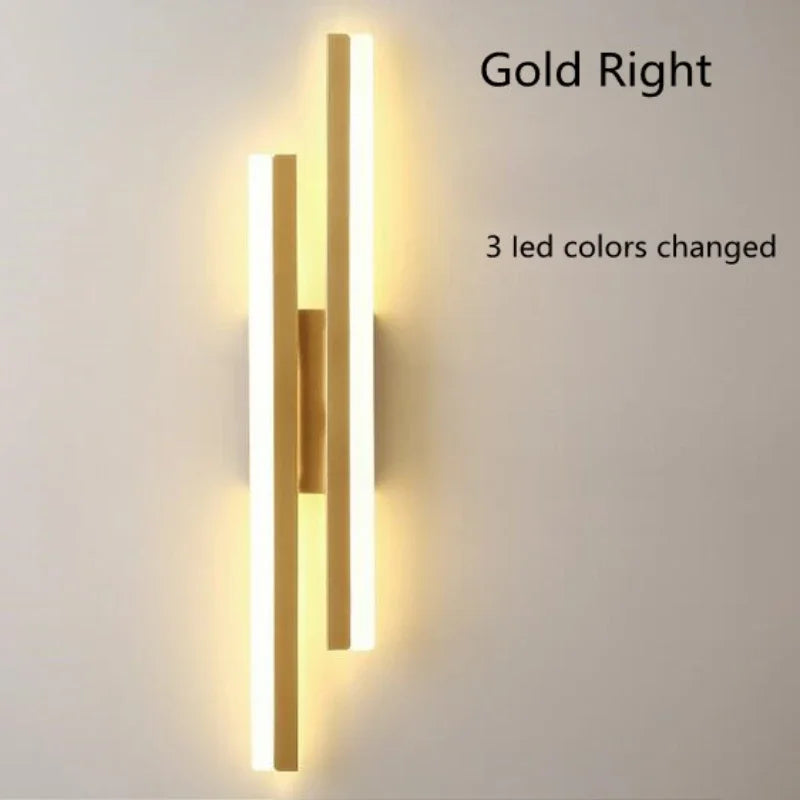 Nordic Gold LED Wall Sconce