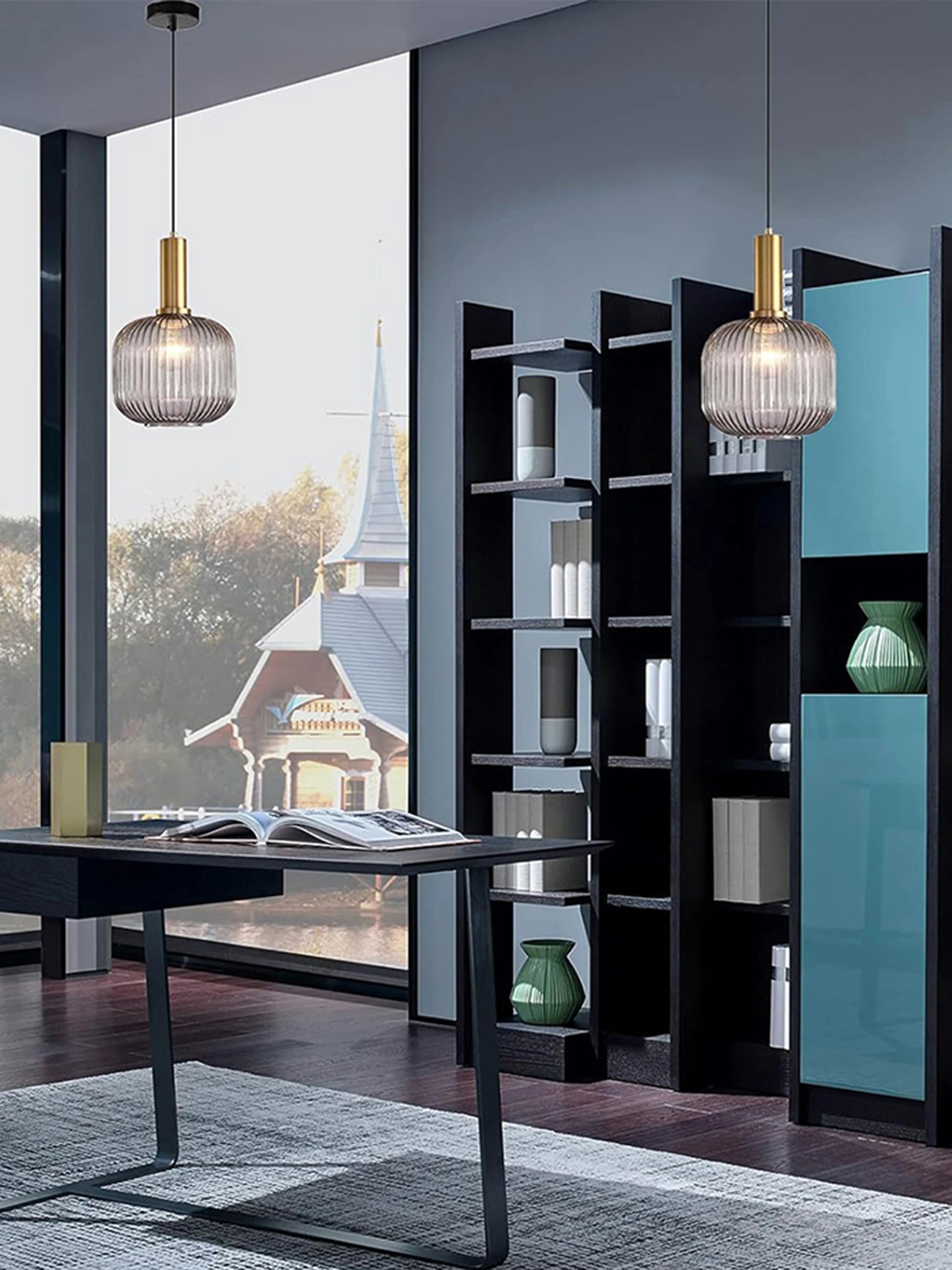 Nordic Single-Head Glass Pendant Light