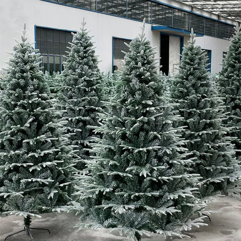 Encrypted PE & PVC Snowflake Christmas Tree