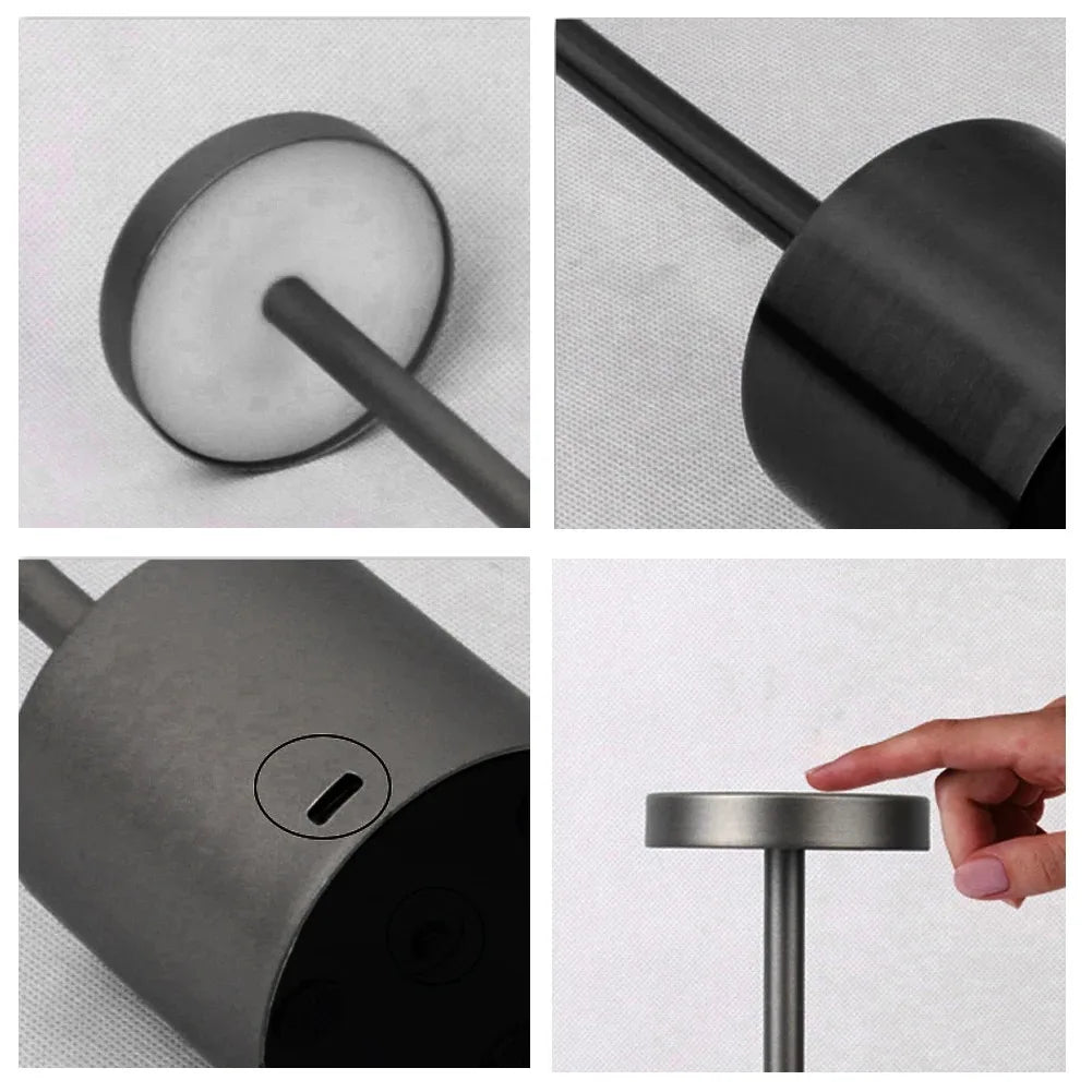 Simple Rechargeable LED Touch Table Lamp