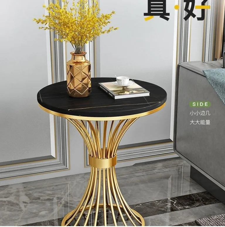 Round Marble Luxury Side Table
