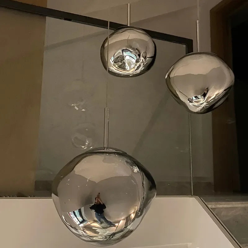 Nordic Modern LED Glass Pendant Light