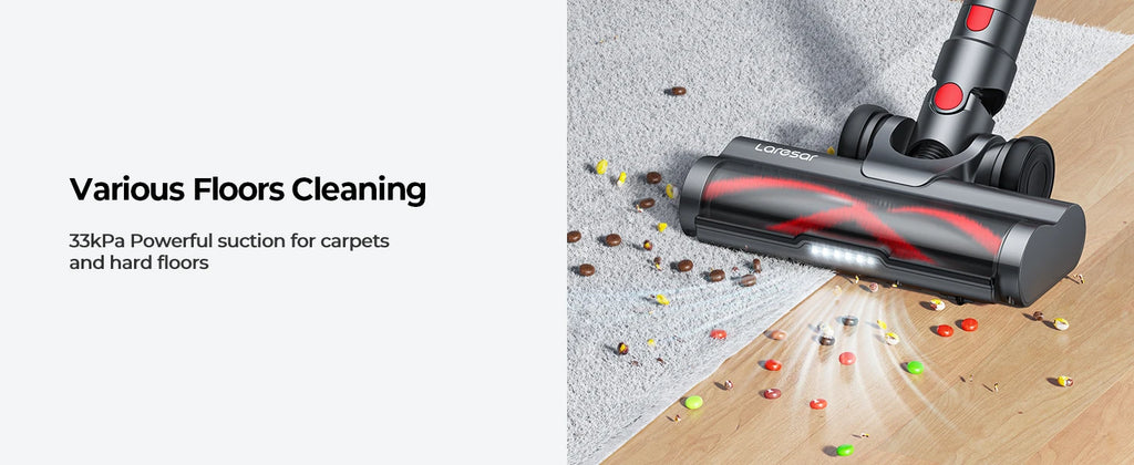 Aspirador sem fios de 500 W e 38000 PA, eletrodoméstico inteligente portátil, com autonomia de 55 minutos, bateria amovível e sem fios.